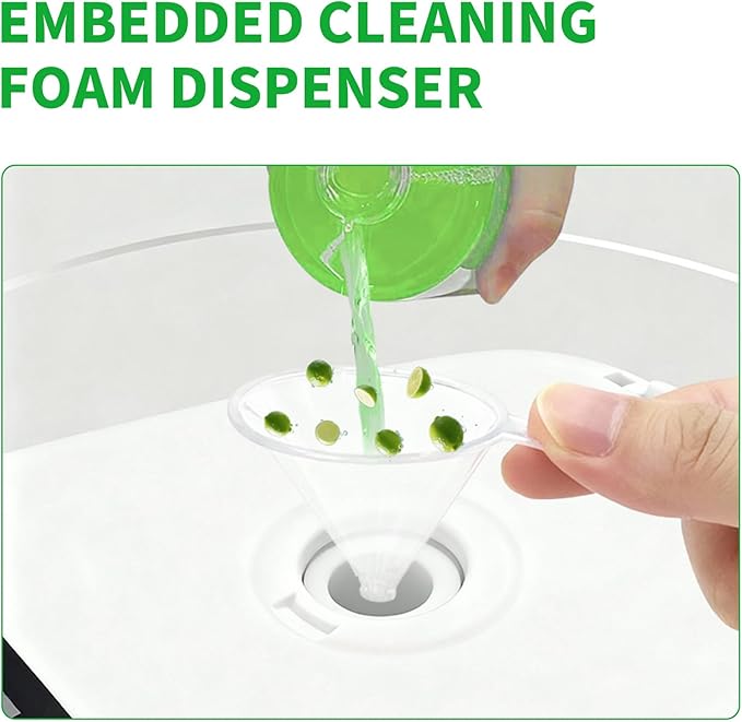 MAMADOU Smart Toilet Foaming Agent 285ml 2Pack Splash Proof Special Foam Shield Toilet Bowl Cleaner Stain-Resistant Cleaning Liquid For Fresh Bathroom Lime scent