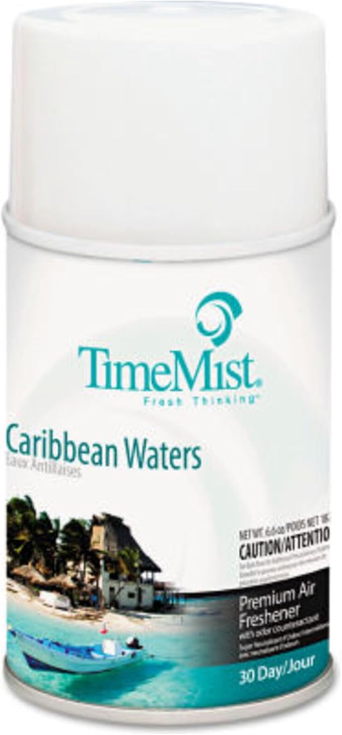 TMS335324TMCAPT - Timemist 33-5324TMCAPT TimeMist Premium Metered Air Freshener Refills Caribbean Waters