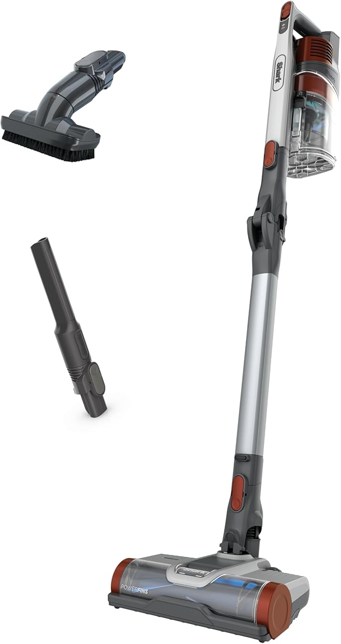 Shark Pet Pro Cordless Stick Vacuum with MultiFLEX HEPA Filter Lightweight Powerful Suction 40min Runtime Removable Hand Vacuum Includes Crevice Tool &amp Dusting Brush UZ351H