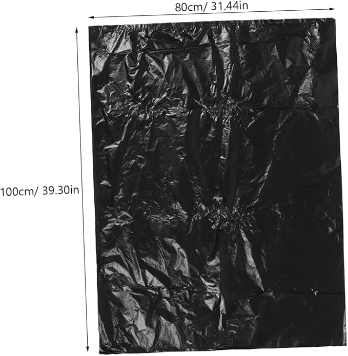 NOLITOY 25pcs Heavy Duty Trash Bags Thickened Mil Large Capacity Garbage Liners for Bathroom Kitchen Bedroom Waste Disposal
