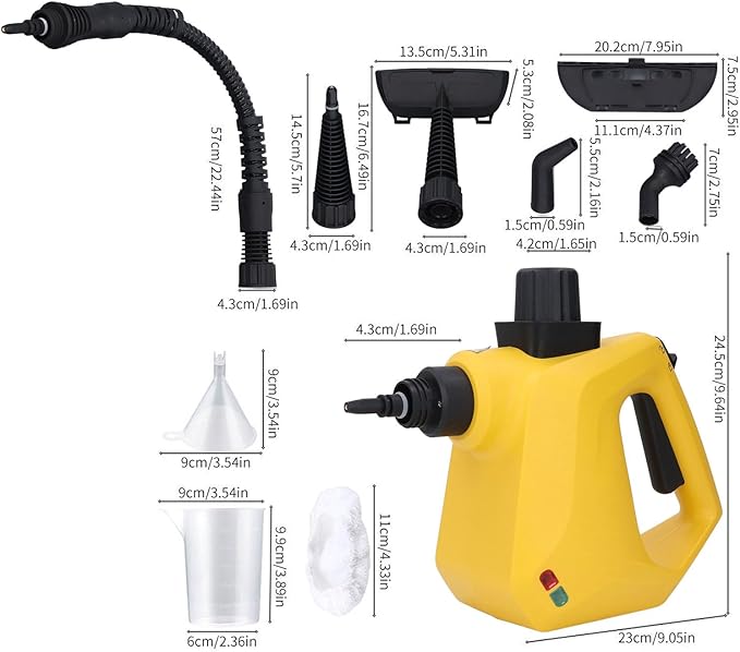 High Temperature Handheld Steam Cleaner for Home Cleaning Machine with 9 Accessories (US Plug 110v)