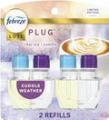 Generic F.e.b.r.e.z.e Odor-Fighting Fade Defy PLUG Air Freshener LUXE 87 fl. oz. Oil Refill(Limited Edition) (Cuddle Weather) Clear