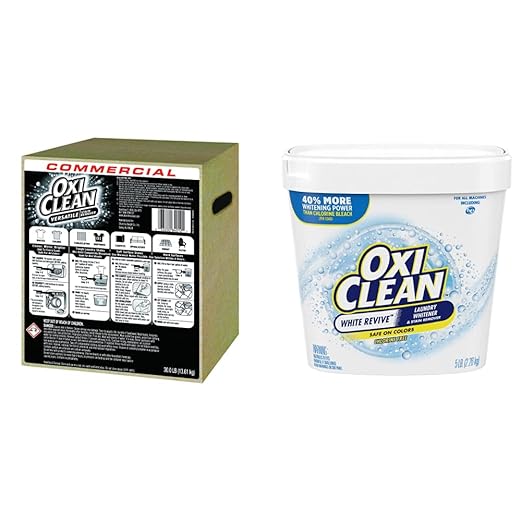 OxiClean Versatile Stain Remover and Laundry Whitener Bundle (30 lbs + 5 lbs)
