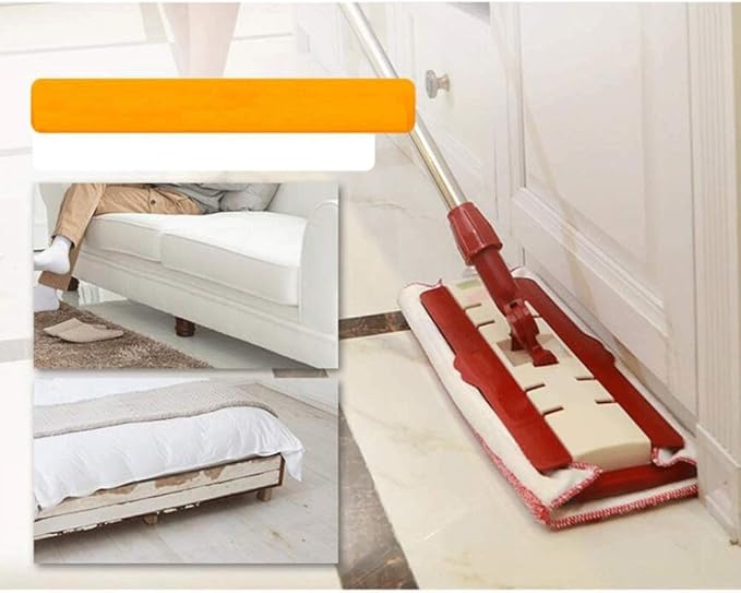 Mop - Microfiber Hardwood Floor Mop with Stainless Steel Handle and Extension