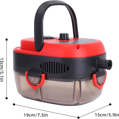 1500W Portable Handheld Steam Cleaner - 105℃ High Temperature Deep Cleaning with Removable Tank and 3 Brushes for Kitchen Bathroom Car Windows (US plug)