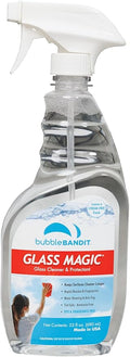 Glass Cleaner Spray Bottle 23 Fl Oz | Streak Free Window Cleaner | Fresh Scent Removes Fingerprints Dust Dirt Smoke Film Ammonia Free