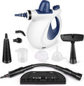 Unknown Handheld Pressurized Staem Cleaning with 9-Piece Accessory Set Multi-Surface All Natural for Home Kitchen Auto Patio and More 1 Blue-New Upgrade