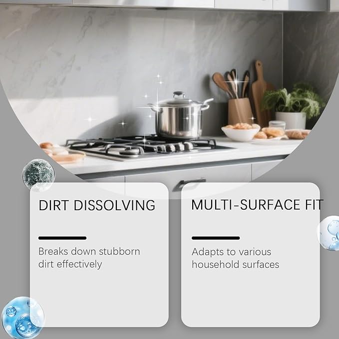 Easy Use Household Cleaning Spray 120ml Dirt Dissolving Stain Remover For Home Multi Surfaces(1pcs)
