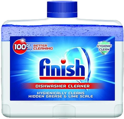 Finish Dual Action Dishwasher Cleaner: Fight Grease &amp Limescale Fresh 8.45 oz (Pack of 6)