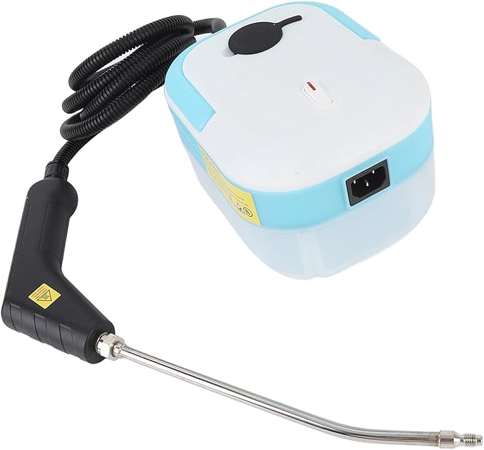 1200W Portable Handheld Steam Cleaner Fast Heating 10s Multi Functional Car Steamer Easily Tackle Grease Dirt Stains for Walls Microwaves Washing Machines Refrigerators