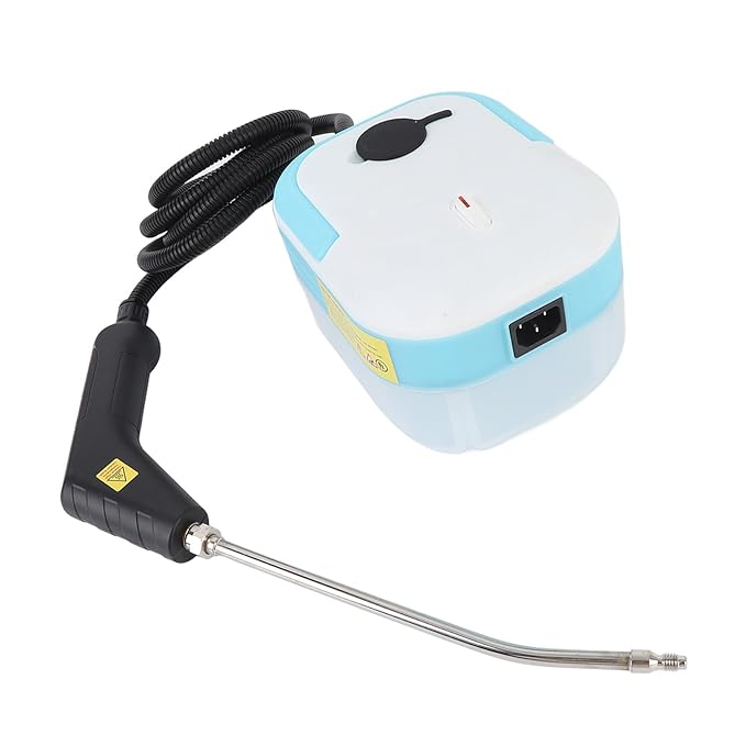 Yinhing Handheld Steam Cleaner Powerful 1200W Multi Functional Portable Steamer Fast Heating 10s for Kitchen Bathroom Tile Car Detailing ABS Material 1200ml Tank (US Plug 110V)