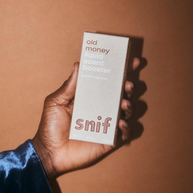 Snif Old Money Scent Booster Rich and Cozy Scent 25 Loads Non-Irritating to Skin Clean Non-Toxic Vegan Cruelty Free 8.5oz