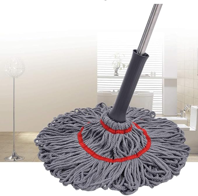 MopMicrofiber Mop Easy Self Wringing Mop with Microfiber Heads for All Sort of Floors Wooden Floor