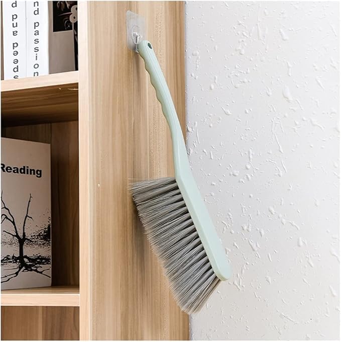 Dust PanIndoor Broom Brush for Cleaning Precipitator Anti-Static Dust Brush Hand Broom Cleaning Tool Hotel Family Clothes Dust Hair Sofa Bed Sheets Bedspread Carpet Cleaning dust Catcher(Green)