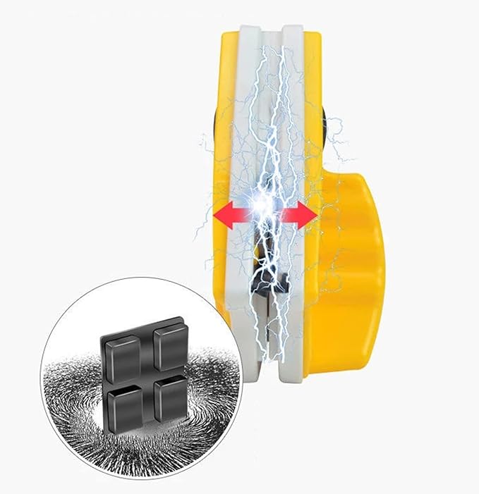 Magnetic Window Cleaner Tool Double Sided Glass Wiper for Effortless Window Cleaning and Streak-Free Shine
