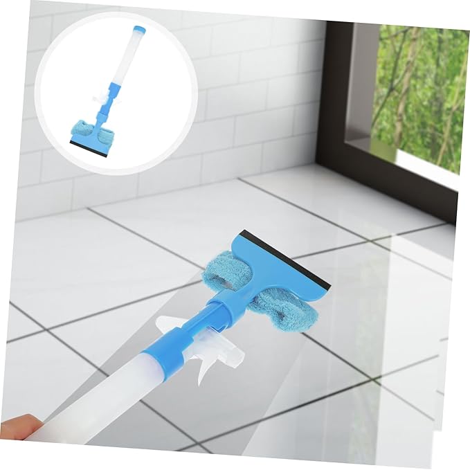 2pcs Magnetic Window Cleaner Tool Squeegee Broom Glass Water-Jet Wiper Window Cleaning Utensil Wiper Car Windshield