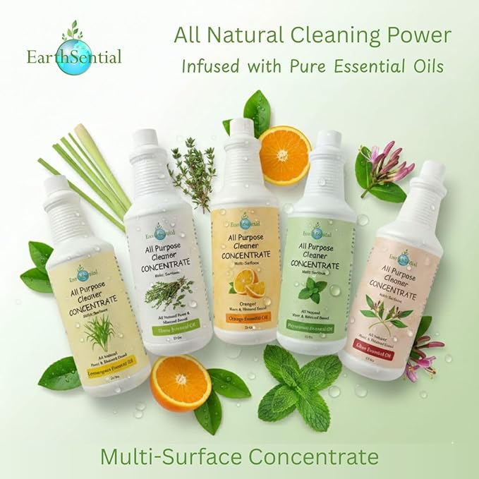 Plant-Based All-Purpose Cleaner Concentrate 32 fl oz (Makes 64 Bottles) (Lemongrass)