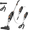 KIKETECH Cord Vacuum Cleaner Powerful Stick Vacuum with 45Mins Runtime 8 in 1 Vacuum Cleaners1.7 L Dust Cup Rechargeable Vacuum Pet for Hair Carpet HardfloorGrey (Black)