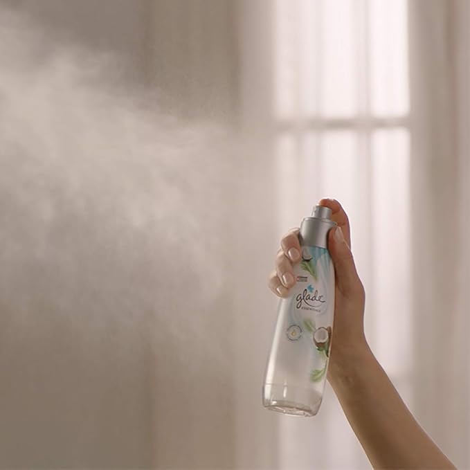 Glade Essentials Room Mist Mandarin &amp Mimosa Scent | Air Freshener - 6.2 Once (Pack of 6)