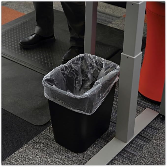 Boardwalk BWK242306 WASTE CAN LINERS 7-10 GAL 24 X 24 6 MIC NATURAL 50 BAGS/ROLL 20 ROLLS/CTN1 CT