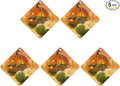 5PCS Car Air Freshener Hanging Personalized Double Sided Witch's Twilight Car Fresheners Long Lasting New Cars Scents Cute Automotive Freshies for Closets Drawers (tea)