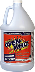 1 Gallon (128 Oz.) Oven-Whiz Oven &amp Grill Cleaner by FryOilSaver Co. Removes Tough Stains Carbon Grease &amp Food Burnt for BBQ Grills Ovens Grates for Home Kitchens Restaurant Food Trucks