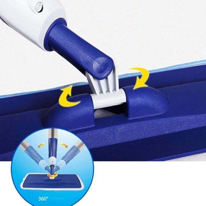 Spray Floor Mop with Reusable Microfiber Pads 360 Degree Handle Mop for Home Kitchen Laminate Wood Ceramic Tiles Floor Cleaning