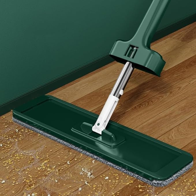 Hands Free Mop Household Labor-Saving Dry and Wet Dual-Purpose Flat