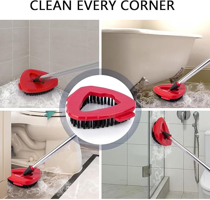 8-Pack Reusable Mop Head Replacement for O Cedar Easywring 1-Tank System Microfiber Spin Mop Refills Compatible with Vileda 2-in-1 Turbo Triangle