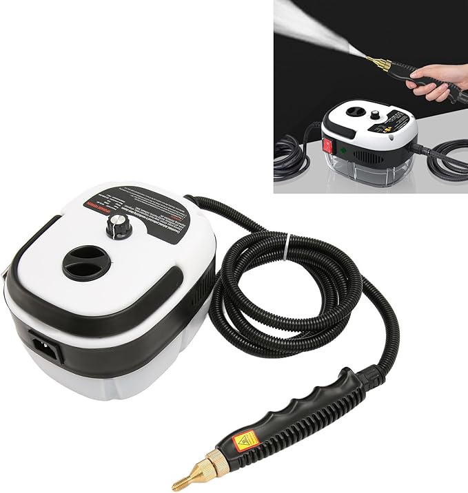 Steam Cleaner 2500W High Handheld Steam Cleaner High Speeds Pressure Temperature Steam Cleaning Machine for Kitchen Furniture Bathroom Car High Temperature Cleaning Machine