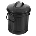 TEHAUX Decorative Iron Desk Waste Basket Mini Trash Bin Pencil Holder Office Garbage c