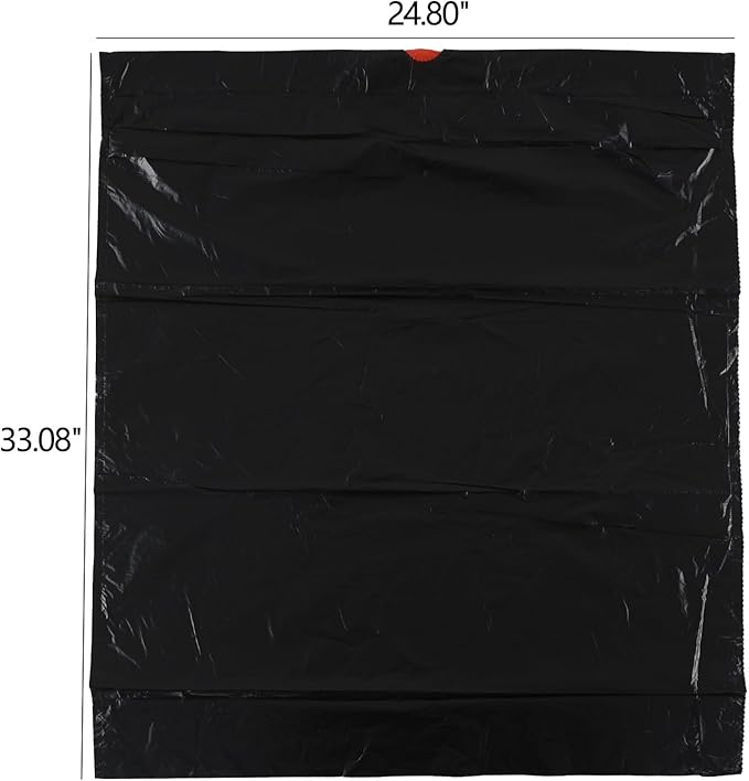 208 Counts 13-15 Gallon Drawstring Tall Kitchen Trash Bags Strong Garbage Can Liners Black