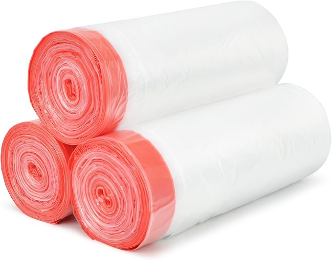 21 Gallon Trash Bags XL-Large Garbage Bags with Drawstring 108 Count Heavy Duty Trash Can Liners for Kitchen Office Yard Commercial Use Clear