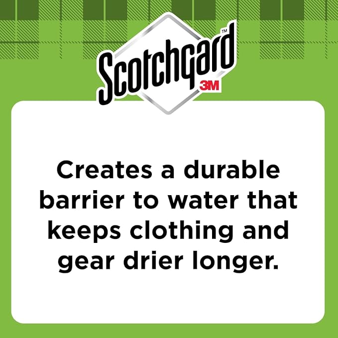 Scotchgard Heavy Duty Water Shield Repels Water Ideal for Outerwear Tents Backpacks Canvas Polyester and Nylon 63 Ounces