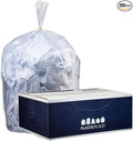 Plasticplace 12-16 Gallon Trash Bags │ 1.0 Mil │ Clear Tall Garbage Can Liners │ 24 x 31 (250 Case)