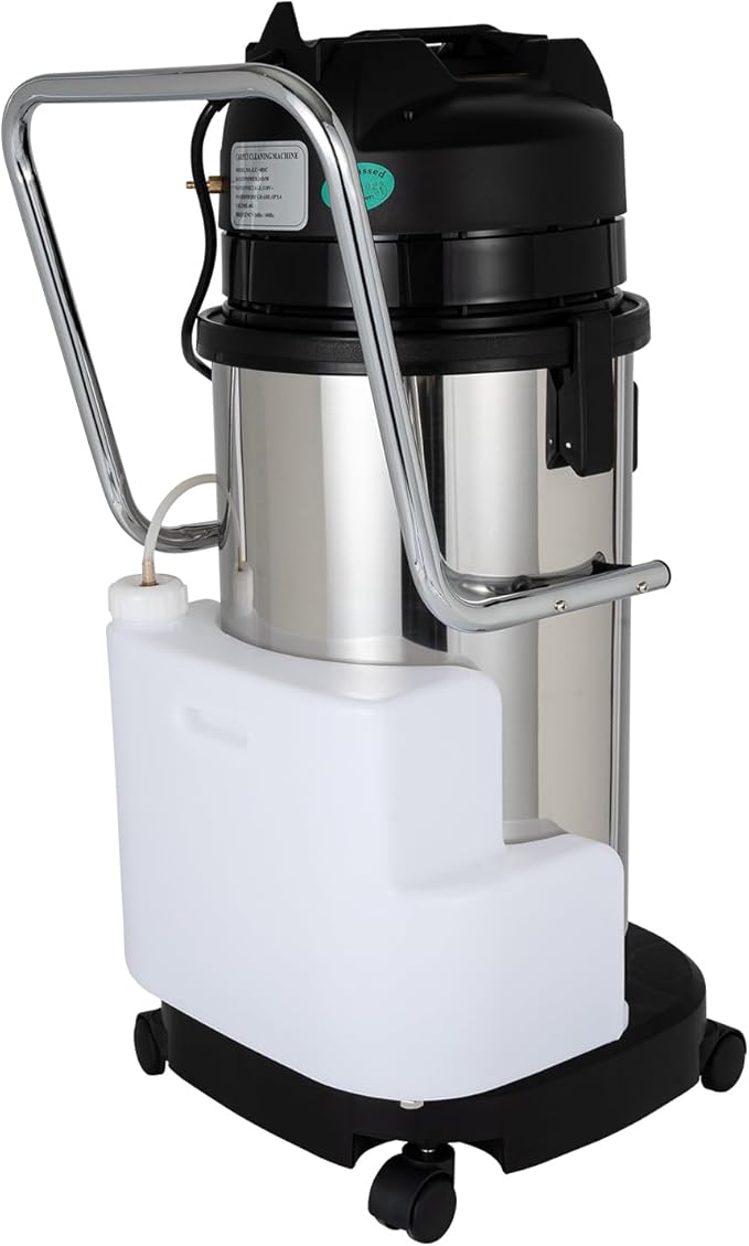 3 in 1 Commercial Carpet Cleaner MachineProfessional Heavy Duty Vacuum Carpet Extractor for Wet Dry Sofa Curtain Floor Cleaning (40L)
