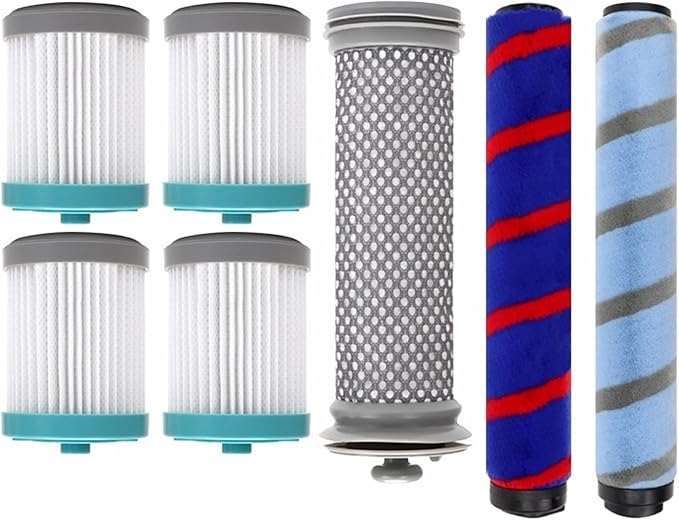 Compatible for Tineco. A10 A11 Hero A10 A11 Master ONE S11 S12 PWRHERO11 。Cordless Vacuum Roller Brush Pre Hepa Filter for Cleaner Parts (Color : Set B)