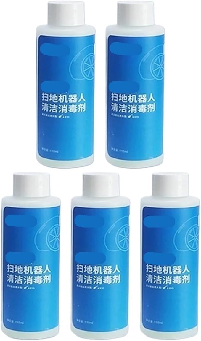Compatible For ECOVACScleaning FluidCompatible For DeebotLiquid T20 N9＋T10 OMNI/T10 TURBO/X1 OMNI/X1 TURBO X2/X2 Pro T20 Floor Cleaning Solution Liqui(5PCA)