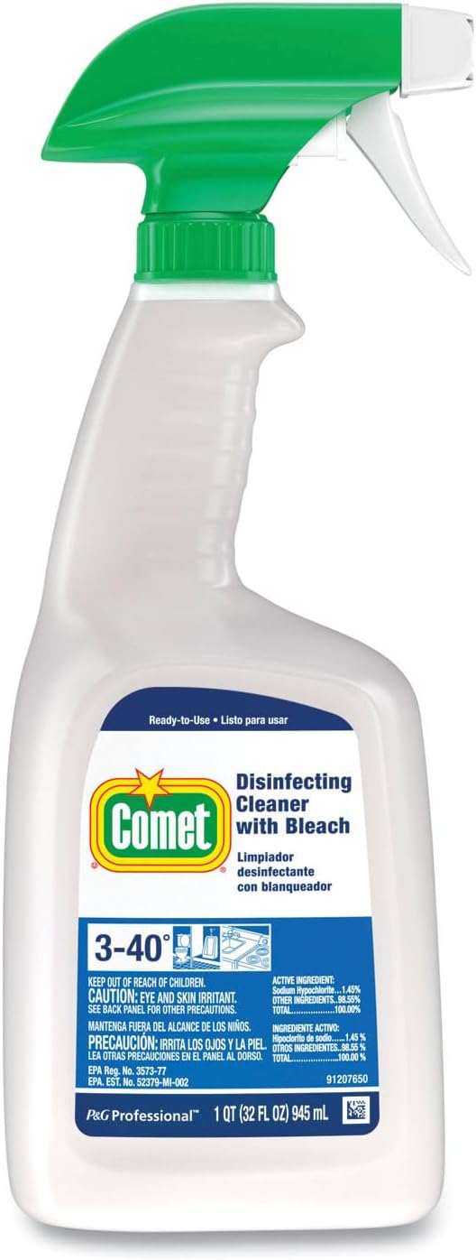 Disinfecting-Sanitizing Bathroom Cleaner 32 oz Trigger Bottle 8/Carton