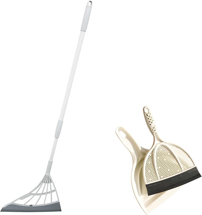 Broombi Brush &amp Dustpan with The Original Broombi