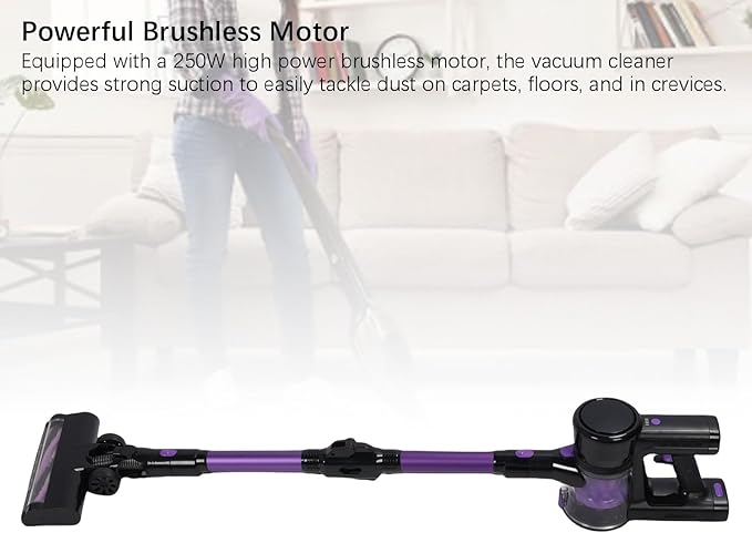 HEEPDD 250W Corded Stick Vacuum Cleaner180 Swivel Steering and Foldable Vacuum Cleaners with Large Dust Cup Capacity for Pet Hair Carpet Floor