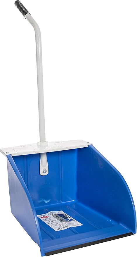 McLane Stand-Up Dust Pan Indoor and Outdoor Wide Mouth Dust Pan for Kitchen and Garage (DP5)
