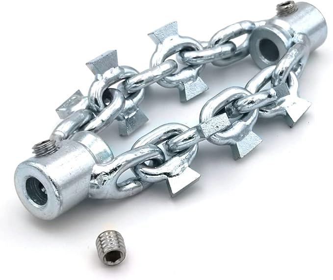 with carbide-tip drain cleaning cutter DN50mm pipe cleaning knocker 6mm push rotary cable sewer clog remover catcher