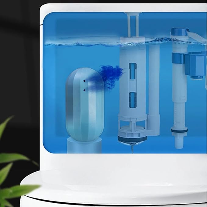 Toilet Bowl Cleaners with Lift 3Pcs Automatic Long Lasting Toilet Tank Cleaner with Fresh Scents 250g Multiple in One Cleaner in Bottle for Home Hotel Home Decor