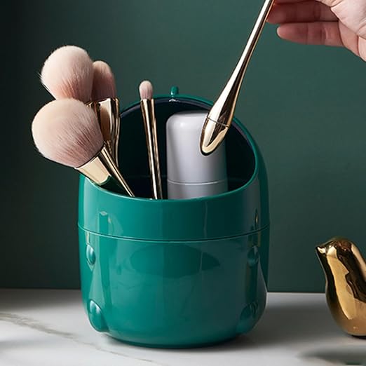 Mini Desktop Trash Can Plastic Mini Trash Can for Desk with Lid Small Cute Shaped Countertop Bin Waste Paper Bin Small Waste Bin for Dining Table Desk Home Office Easy Storage Big Size