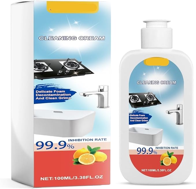 Multi-Surface Cleaning Cream - Effective For Kitchen Grease Sink Stains Household Surfaces Easy To Use(2PCS)