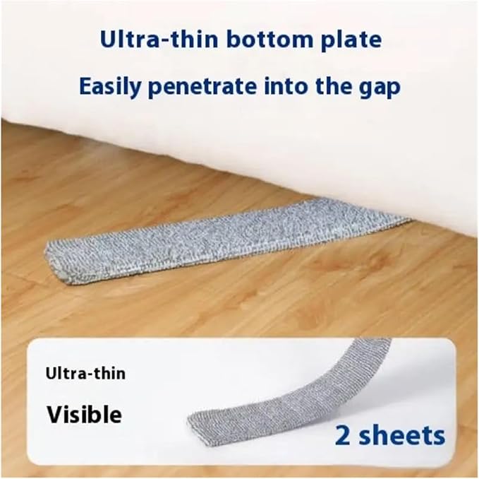 Compatible for UNTIORLong Handle Dust Mops Floor Ceiling Cleaning Mops Bed Bottom Dust Cleaner Sofa Dust Removal Brush Household Cleaning Tool(Mop with 2pcs Cloth)
