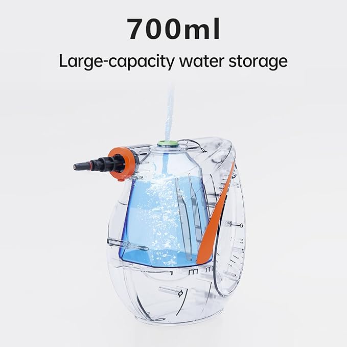 Pressurized Handheld Multi Surface Natural Steam CleanerMulti Purpose Steamer for Home UseSteamer for Cleaning Kitchen Air Conditioner Range Hood (White)