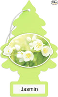 LITTLE TREES Car Air Freshener | Hanging Paper Tree for Home or Car | Jasmin | 24 Pack
