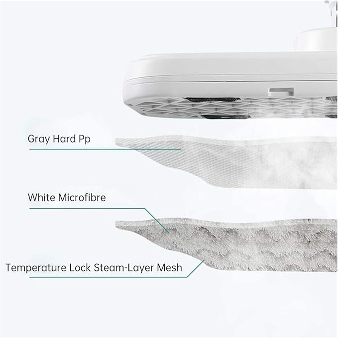 Household Steam Mop High Temperature Cleaner Steam 1200W Multifunctional White Cleaner Electric Brush Floor Steam Mop